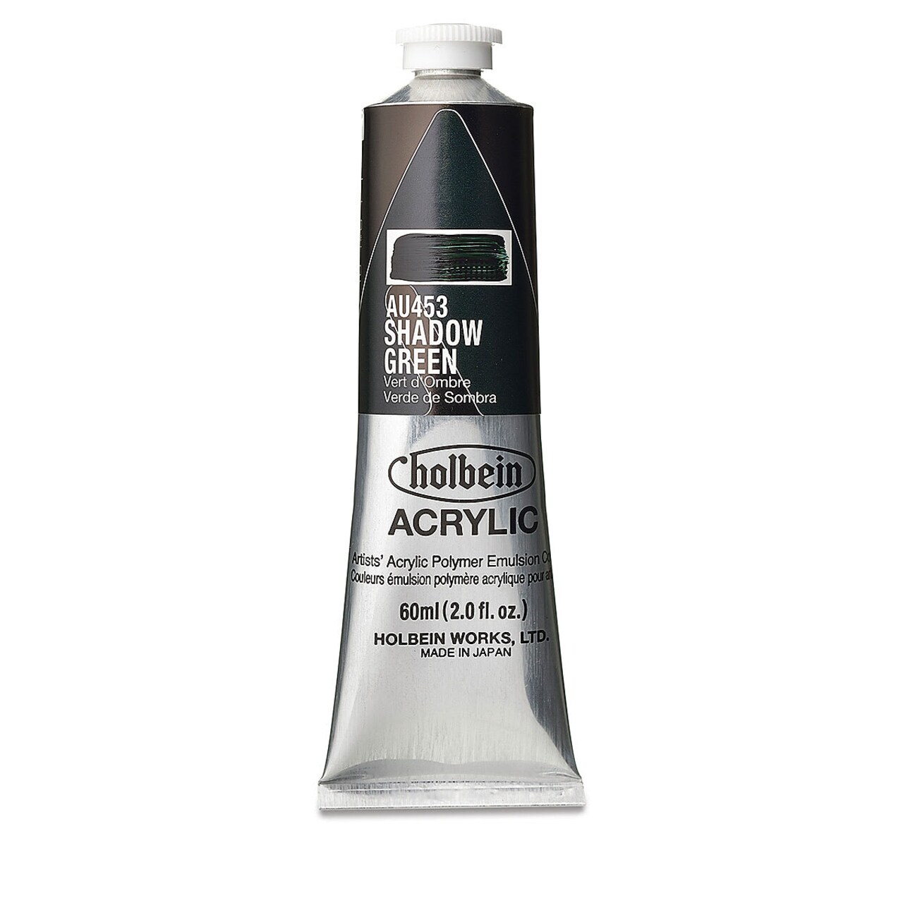 Holbein Heavy Body Artist Acrylics - Shadow Green, 60 ml tube